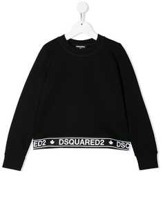 Dsquared2 Kids толстовка с логотипом на подоле