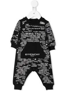 Givenchy Kids комбинезон с принтом World Tour