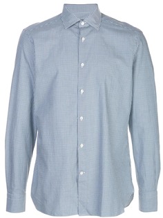 Ermenegildo Zegna рубашка в мелкую клетку
