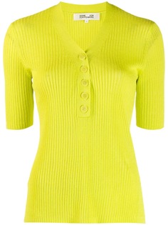 Diane von Furstenberg трикотажный топ на пуговицах