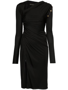 Versace платье миди асимметричного кроя