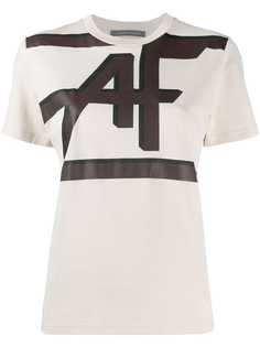 Alberta Ferretti футболка с круглым вырезом и логотипом