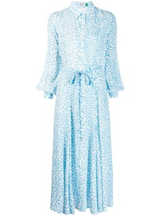 Rixo Maddison dotted shirt dress