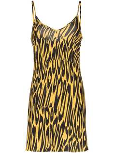 Double Rainbouu tiger print slip dress
