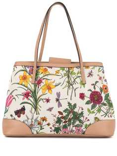 Gucci Pre-Owned сумка-тоут с цветочным принтом