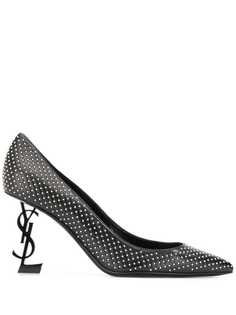 Saint Laurent туфли-лодочки Opyum с заклепками