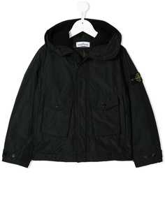 Stone Island Junior пуховик с логотипом