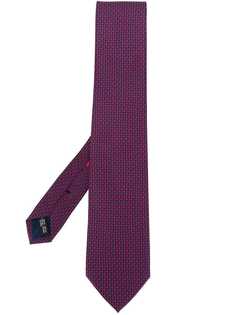 Salvatore Ferragamo галстук Gancini с геометричным принтом