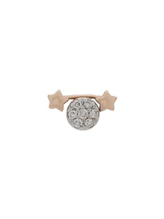 Kismet By Milka 14kt rose gold double star diamond stud