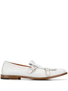 Santoni лоферы с бахромой