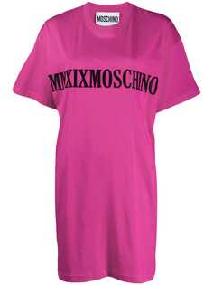 Moschino футболка с вышитым логотипом