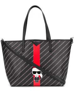Karl Lagerfeld сумка-тоут K/Ikonik с логотипом K/Stripe