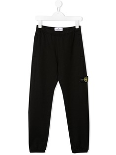 Stone Island Junior спортивные брюки с логотипом