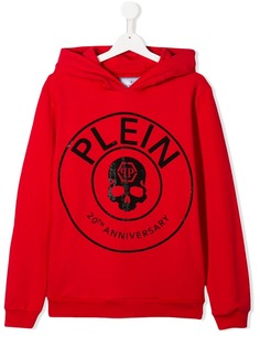 Philipp Plein Junior толстовка с капюшоном и логотипом