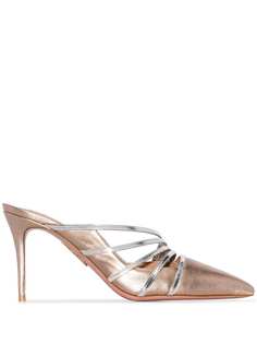 Aquazzura туфли-лодочки с эффектом металлик