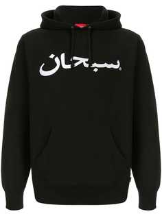 Supreme толстовка с капюшоном и логотипом