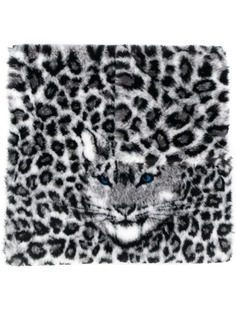 Alberta Ferretti шарф оверсайз с леопардовым принтом