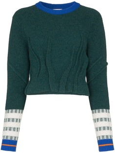 i-am-chen трикотажный укороченный свитер