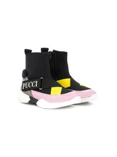 Emilio Pucci Junior scuba logo sneakers