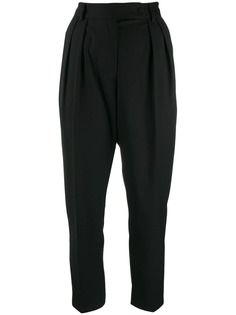 Styland pleated cropped trousers