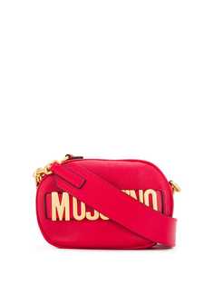 Moschino сумка на плечо с металлическим логотипом