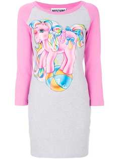 Moschino платье-футболка с рукавами реглан My Little Pony