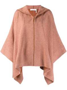 See by Chloé пончо на молнии с высоким воротником