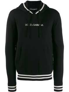 Dolce & Gabbana худи с логотипом и шнурком