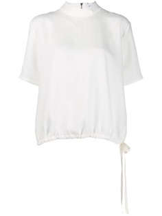 Mira Mikati топ на молнии с помпонами