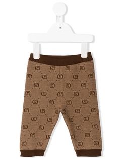 Gucci Kids трикотажные легинсы с узором GG