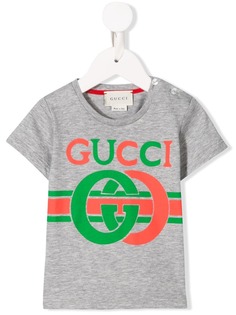Gucci Kids футболка с логотипом GG