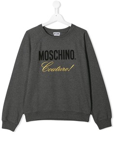 Moschino Kids толстовка с логотипом