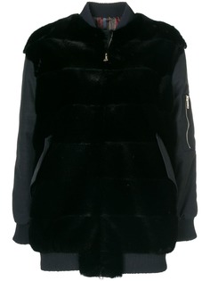 Blancha бомбер с контрастной отделкой