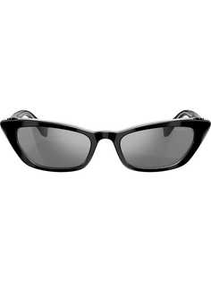 Miu Miu Eyewear солнцезащитные очки в оправе кошачий глаз