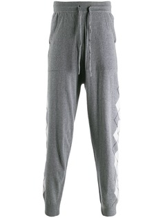 Pringle of Scotland спортивные брюки с узором аргайл