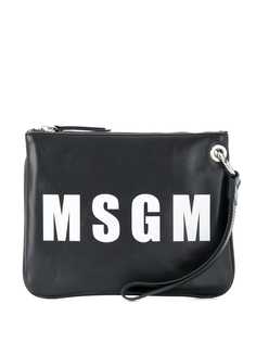 MSGM клатч с логотипом