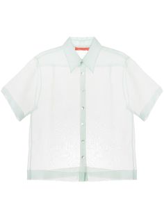 Manning Cartell полупрозрачная рубашка с короткими рукавами
