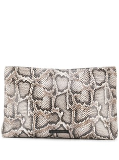 Giuseppe Zanotti snake print clutch