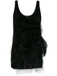 Nº21 топ без рукавов с оборками