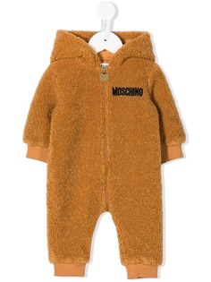 Moschino Kids фактурный ромпер Teddy Bear