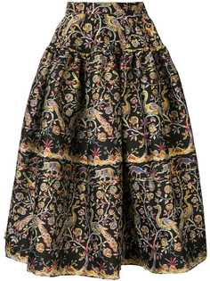 MarquesAlmeida юбка миди с принтом