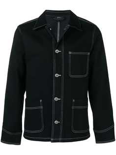 A.P.C. джинсовая куртка с контрастной строчкой