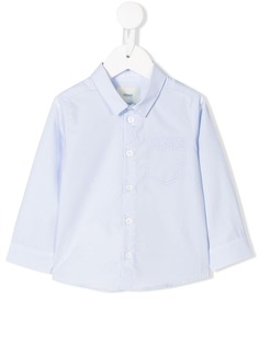 Fendi Kids рубашка с карманами