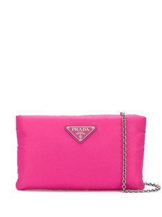 Prada small padded chain clutch