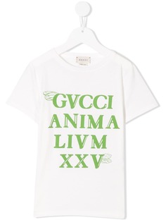 Gucci Kids футболка с логотипом