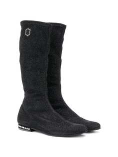 Monnalisa сапоги с блестками