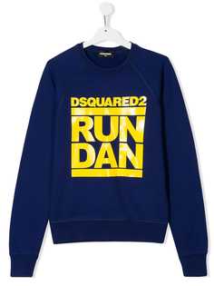 Dsquared2 Kids толстовка с принтом Run Dan