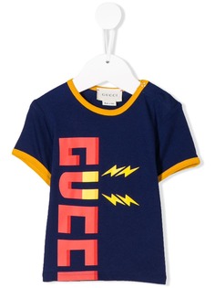 Gucci Kids футболка с логотипом
