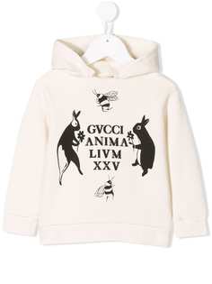 Gucci Kids худи Canvas Menagerie
