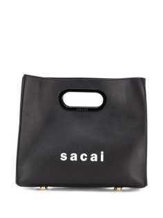 Sacai сумка-тоут с логотипом